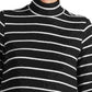 Blusa feminina de malha com gola falsa e estampa de nuvem Lucky Brand, branca, tamanho grande