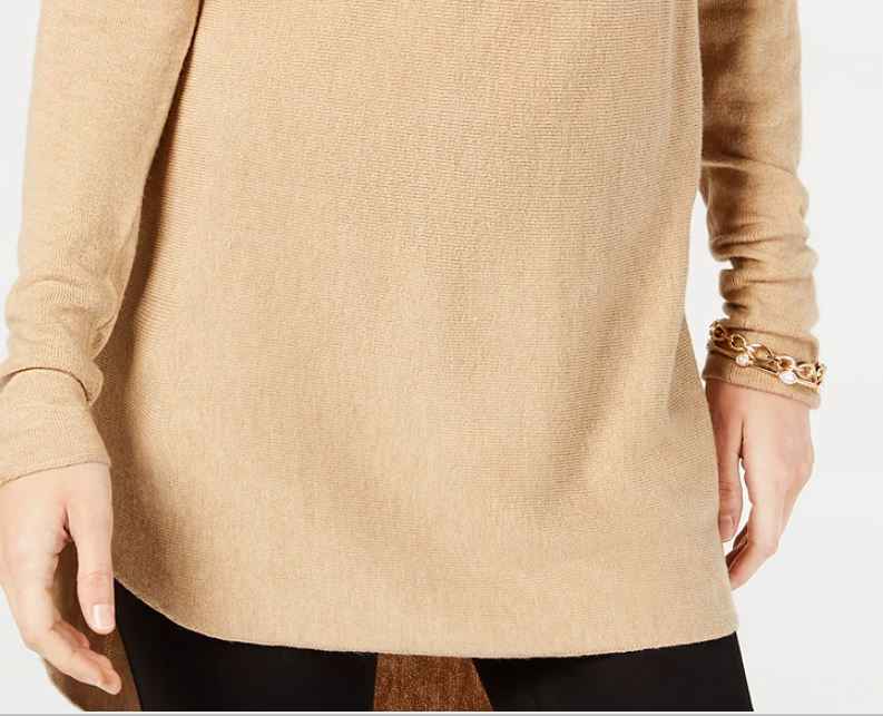 Suéter feminino INC International Concepts, amarelo, tamanho XX-G