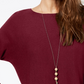 INC International Concepts Suéter Túnica Feminino Petite Vermelho Tamanho Petite X-Large