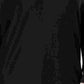 Blusa feminina de lã alta e baixa da INC International Concepts, preta, tamanho 2X