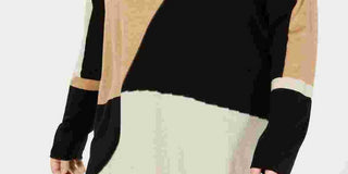 Suéter feminino de manga comprida e comprimento alto e baixo da INC International Concepts, amarelo, tamanho 2X