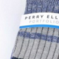 Perry Ellis Meias Grossas Masculinas Pacote com 3, Cinza e Preto, Tamanho Regular