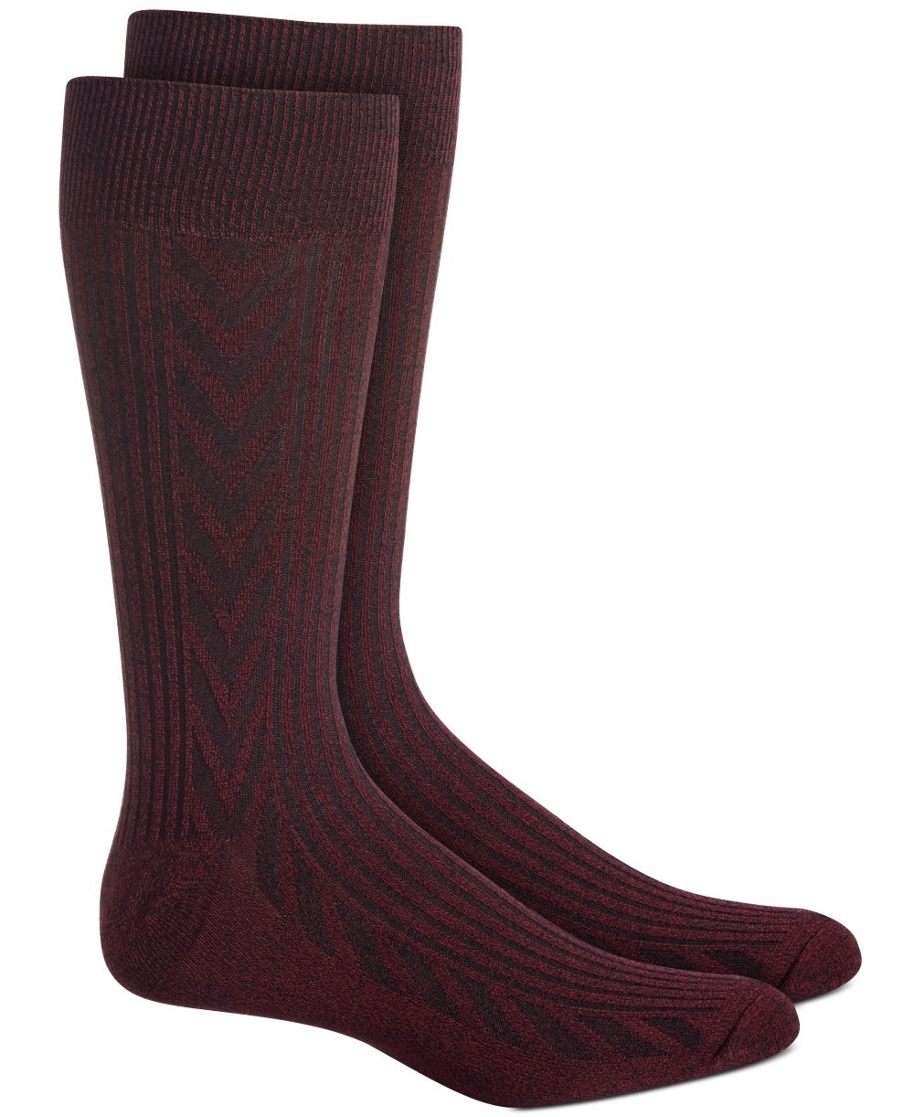 Perry Ellis Meias Masculinas de Luxo com Características Marrom Tamanho Regular