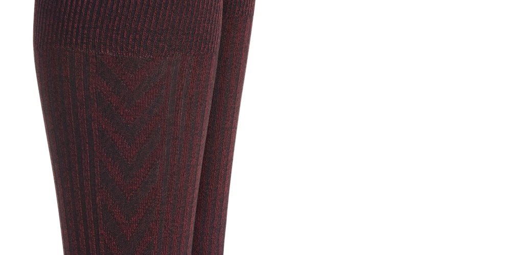 Perry Ellis Meias Masculinas de Luxo com Características Marrom Tamanho Regular