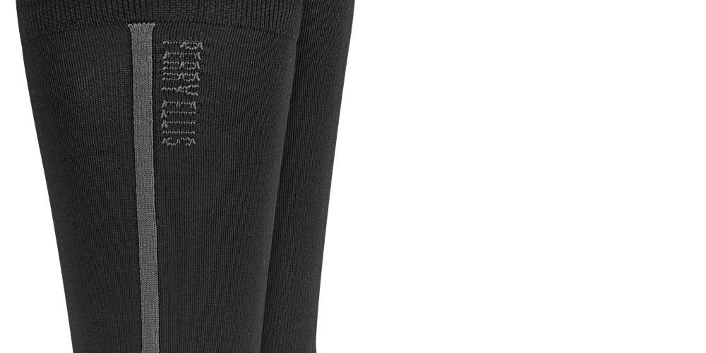 Meias Perry Ellis Masculinas com Logotipo Performance Pretas Tamanho Regular