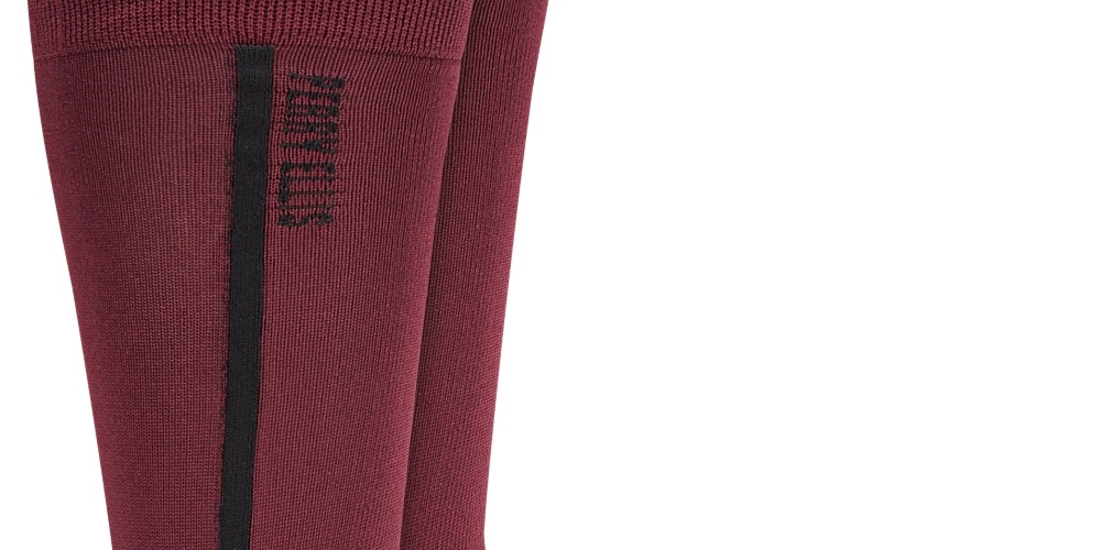 Meias Perry Ellis Masculinas com Logotipo Performance Vermelhas Tamanho Regular Vermelhas Tamanho Regular