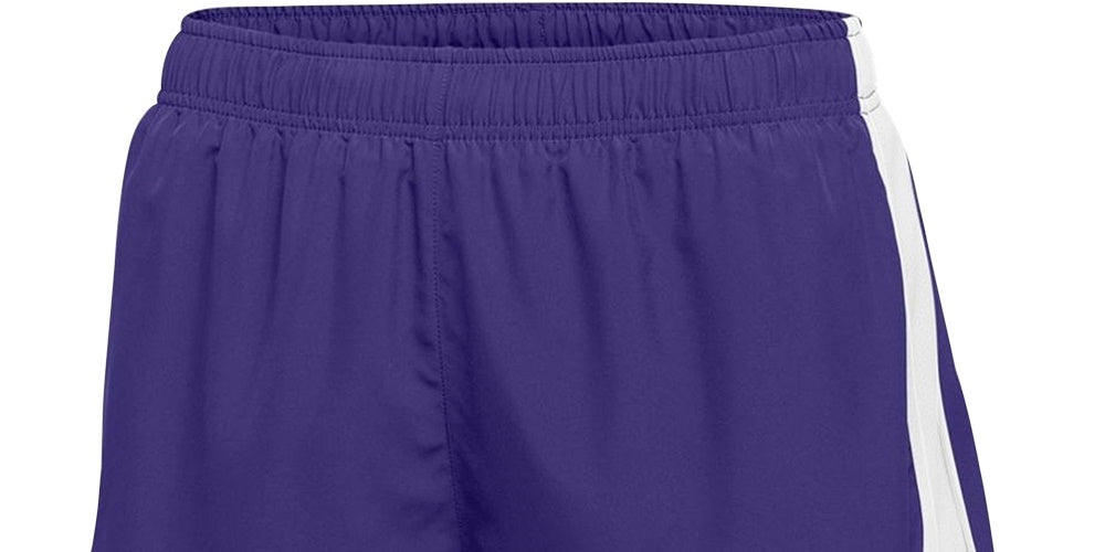 Shorts de corrida Nike Dry Tempo feminino, roxo, tamanho extrapequeno