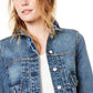 Jaqueta jeans feminina de algodão OAT grande
