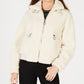 Collection B Juniors Faux-Fur Teddy Bomber Jacket Natural Size X-Large