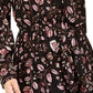 Vestido American Rag Junior com babados e acabamento em babados, preto, tamanho pequeno