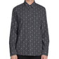 Camisa masculina Volcom com estampa Bonga, preta, tamanho grande