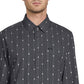 Camisa masculina Volcom com estampa Bonga, preta, tamanho grande