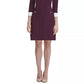 Vestido feminino Tommy Hilfiger com gola e alças finas, roxo, tamanho 14