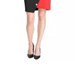 Vestido assimétrico com blocos de cores Tommy Hilfiger feminino, preto, tamanho 6