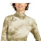 Planet Gold Junior's Tie Dye Mock Neck Top Verde Tamanho X-G