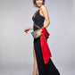 Vestido justo com detalhes esmeralda para jovens Sundae, preto, tamanho pequeno