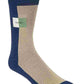 Meias sociais Calvin Klein Colorblock masculinas azul-marinho tamanho 7-12