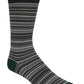 Meias Cole Haan Multi Stripe Crew Masculinas Verde Escuro Tamanho Regular