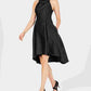 Vestido longo feminino Adrianna Papell com strass, preto, tamanho 8