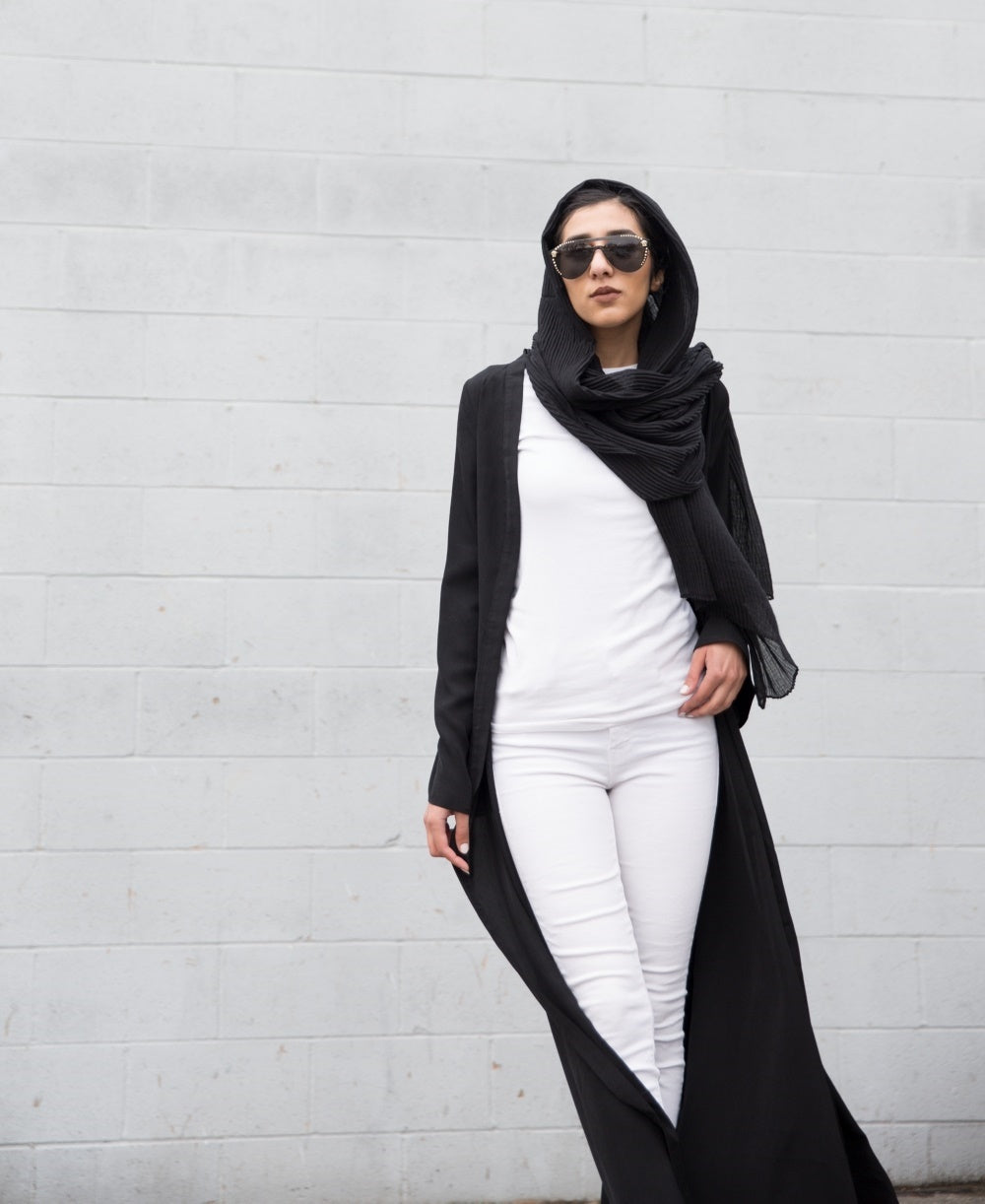Cardigan longo feminino com manga sino da coleção Verona, preto, tamanho pequeno