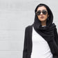 Cardigan longo feminino com manga sino da coleção Verona, preto, tamanho pequeno