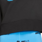 Moletom curto com estampa de logotipo Nike Sportswear feminino, preto, tamanho grande
