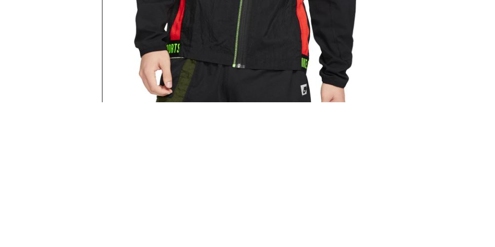 Jaqueta de treino Nike Sport Clash Dri Fit Flex masculina, cor carvão, tamanho pequeno