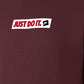 Moletom Nike Masculino Crew Fleece Just Do It Vermelho Tamanho XX-G