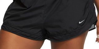 Shorts de corrida Nike Tempo feminino, cor carvão, tamanho extragrande