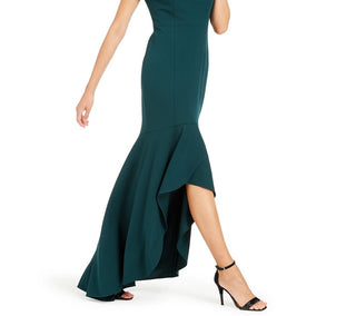 Vestido Calvin Klein Feminino Ombro a Ombro Alto/Baixo Azul Tamanho 6