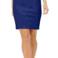 Vestido Calvin Klein Feminino Azul com Mangas Babadas e Tamanho 12