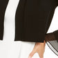 Suéter Calvin Klein Feminino Chiffon Manga Curta Preto Tamanho Médio