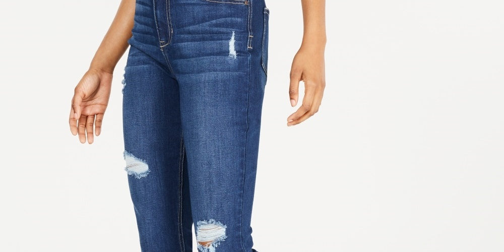 Calça jeans skinny feminina de cintura alta e tornozelo rosa celebridade tamanho 0