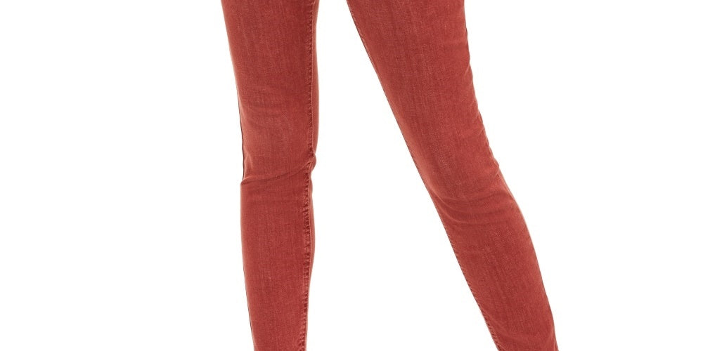 Calça jeans skinny de cintura alta Celebrity Pink Junior, tamanho 11, vermelha