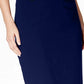Calvin Klein Saia Lápis Feminina Azul Marinho Tamanho 8 Petite