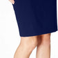 Calvin Klein Saia Lápis Feminina Azul Marinho Tamanho 8 Petite