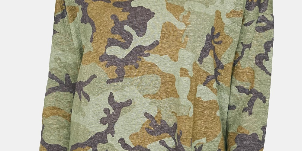 Camiseta Carlee Camo Feminina Sanctuary Mineral Camo Verde Tamanho P