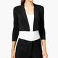 Calvin Klein Cardigan Feminino Manga 3/4 Aberto Preto Tamanho Pequeno