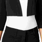 Calvin Klein Cardigan Feminino Manga 3/4 Aberto Preto Tamanho Pequeno