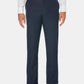 Calça de linho texturizada com frente lisa masculina Cubavera, tamanho azul, 44x30