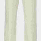 Calça de linho texturizada com frente lisa masculina Cubavera, bege escuro, tamanho 48x32