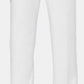 Calça de linho texturizada Cubavera masculina, frente lisa, branca, tamanho 44x30
