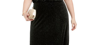 Blusa feminina Calvin Klein Plus Size em veludo brilhante, verde, tamanho 14W