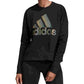 Moletom Adidas Glam Logo Feminino Preto Tamanho X-G