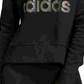 Moletom Adidas Glam Logo Feminino Preto Tamanho X-G