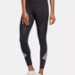 Calça legging Adidas Believe This cintura alta 3 listras preta