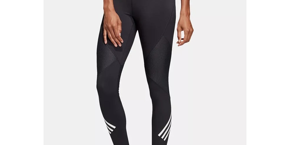 Calça legging Adidas Believe This cintura alta 3 listras preta