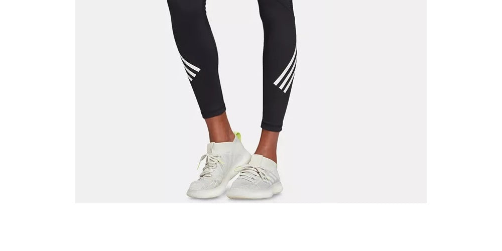 Calça legging Adidas Believe This cintura alta 3 listras preta