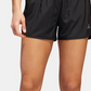 Shorts de corrida refletivo Adidas M20 feminino, preto, tamanho grande