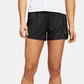 Shorts de corrida refletivo Adidas M20 feminino, preto, tamanho grande